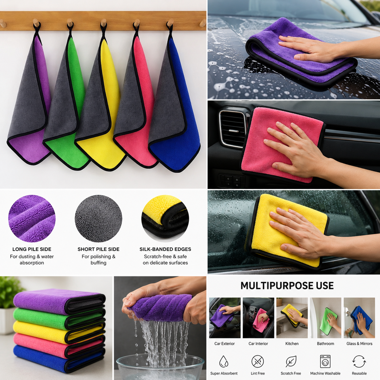 Car cleaning cloth